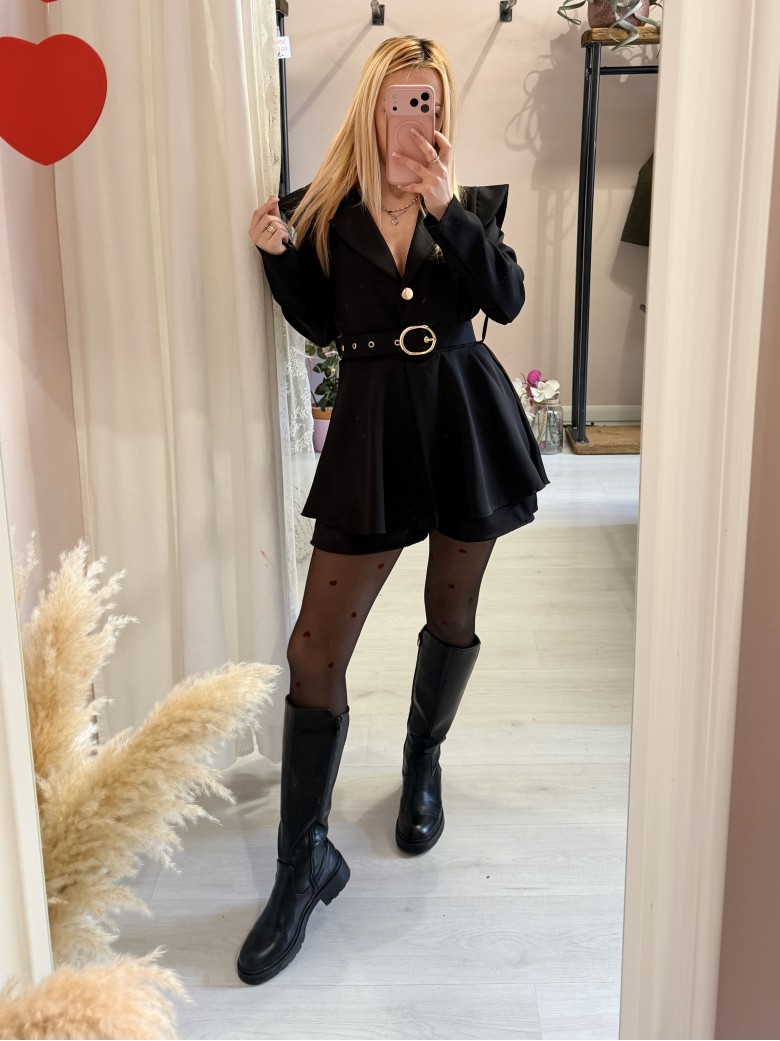 Tutina vestito SANVALE nera