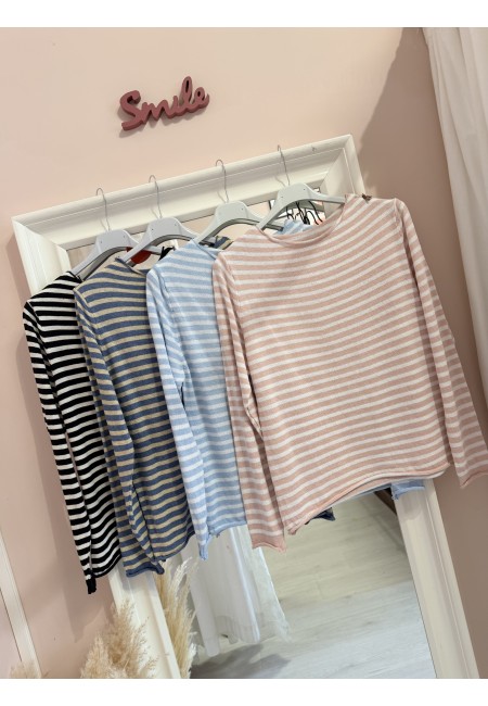 Maglia a righe gialla