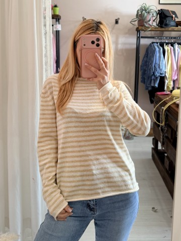 Maglia a righe gialla