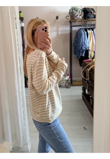 Maglia a righe gialla