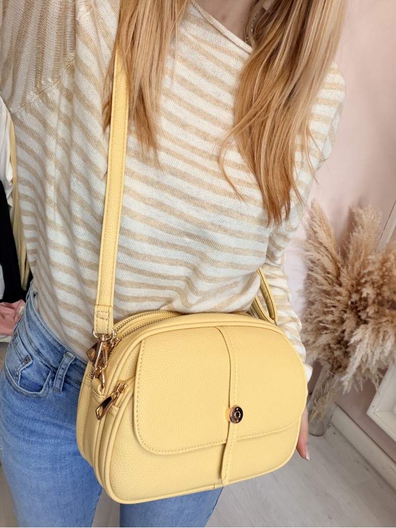 Maglia a righe gialla