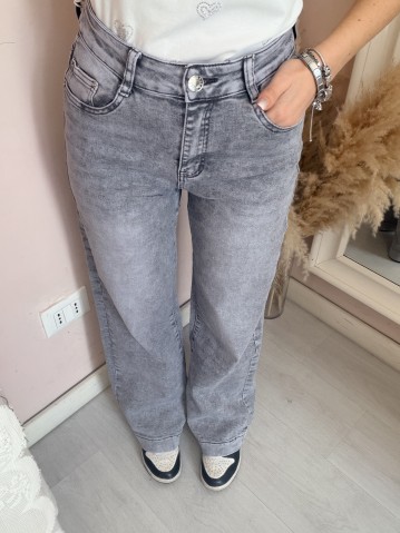 Jeans grigi LARGHI morbidi 2