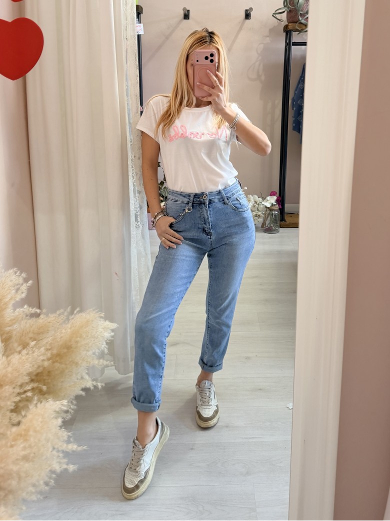 Maglia t shirt NO VABBè rosa