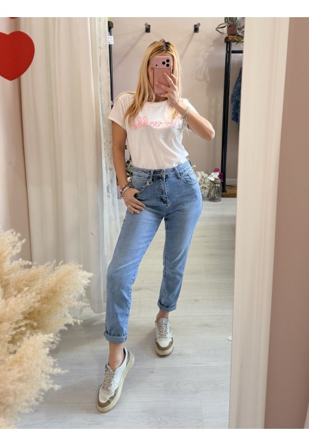 Maglia t shirt NO VABBè rosa