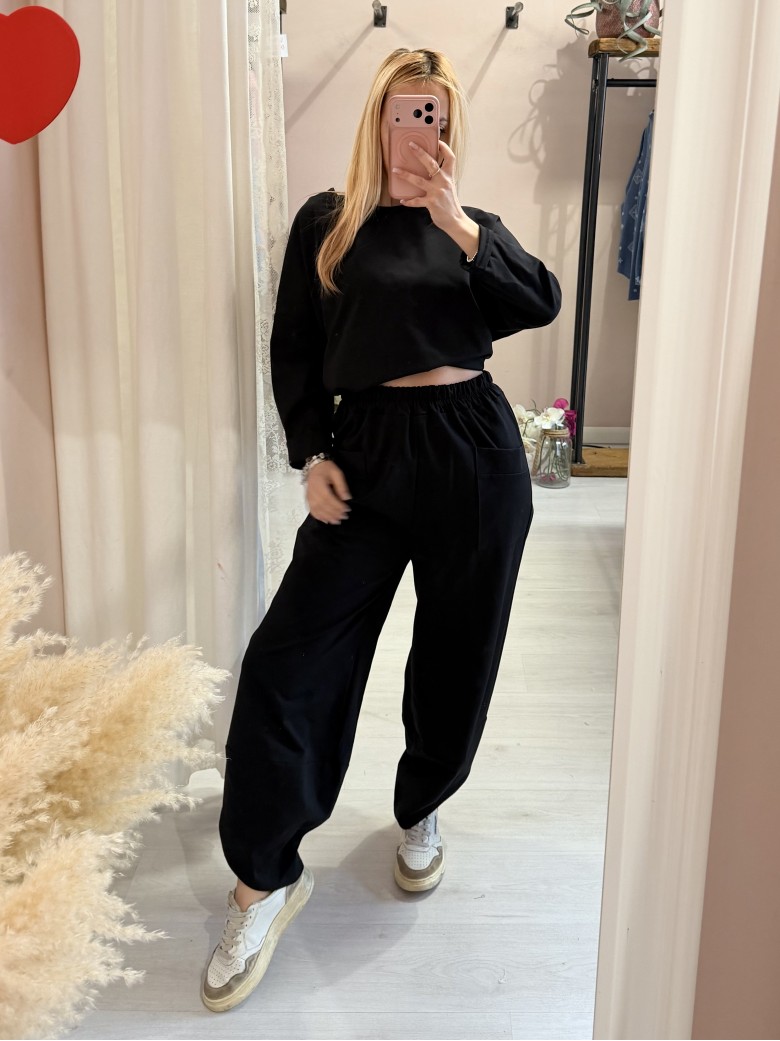 Pantaloni balloon MINIMAL neri
