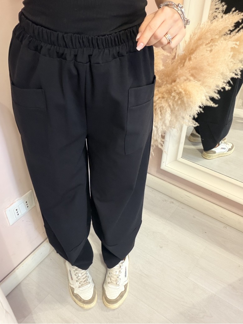 Pantaloni balloon MINIMAL neri
