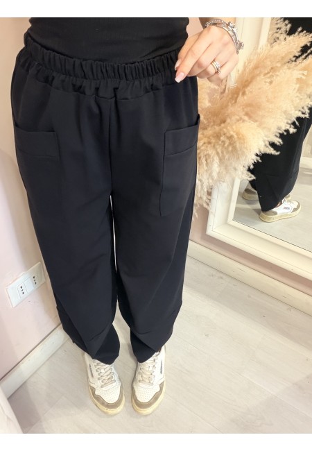 Pantaloni balloon MINIMAL neri