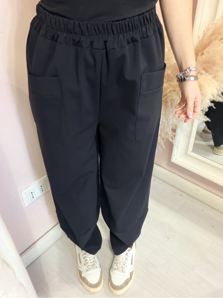Pantaloni balloon MINIMAL neri