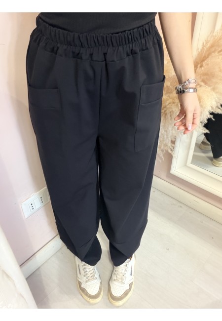 Pantaloni balloon MINIMAL neri