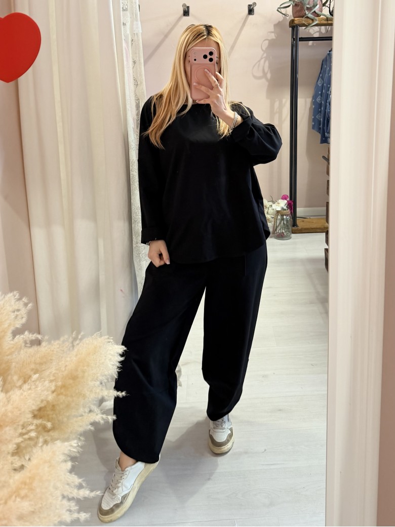 Pantaloni balloon MINIMAL neri