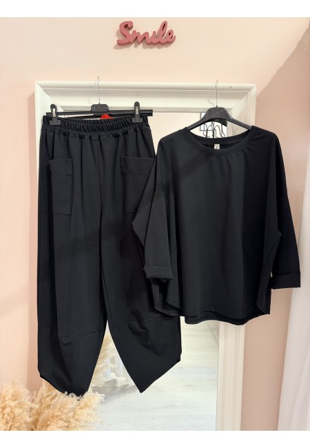 Pantaloni balloon MINIMAL neri