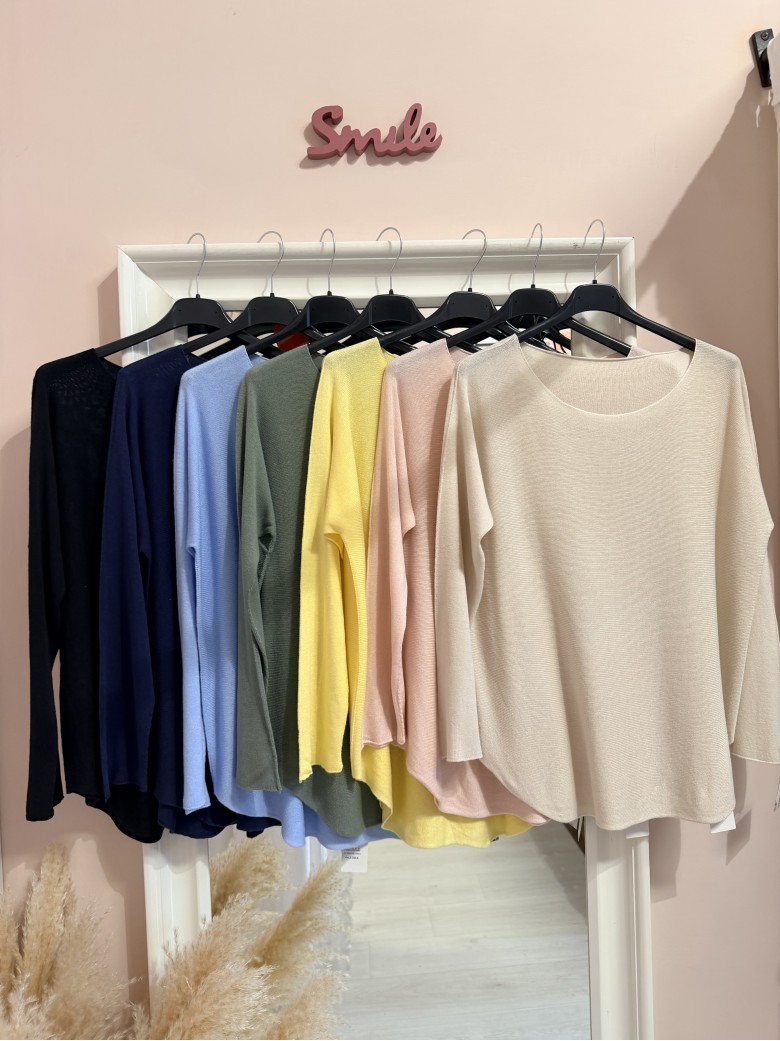 Maxi maglia DARIA gialla