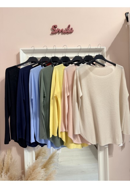 Maxi maglia DARIA gialla