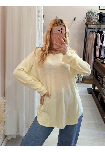 Maxi maglia DARIA gialla