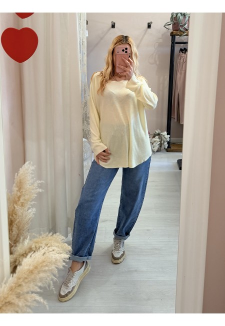 Maxi maglia DARIA gialla