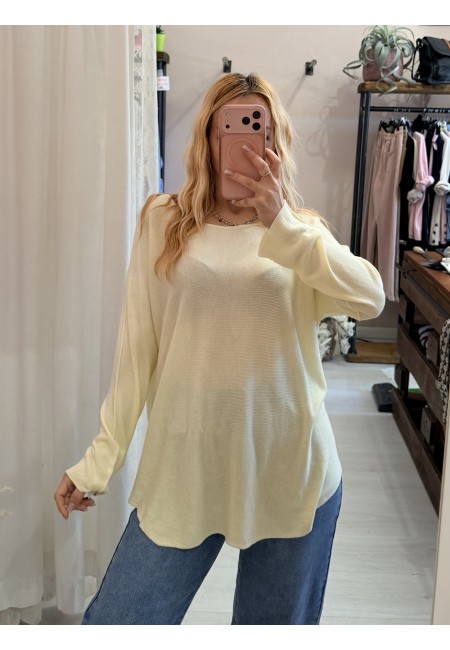 Maxi maglia DARIA gialla