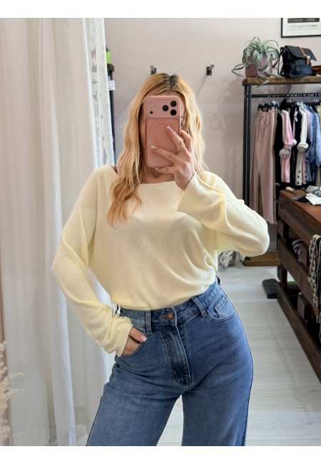 Maxi maglia DARIA gialla