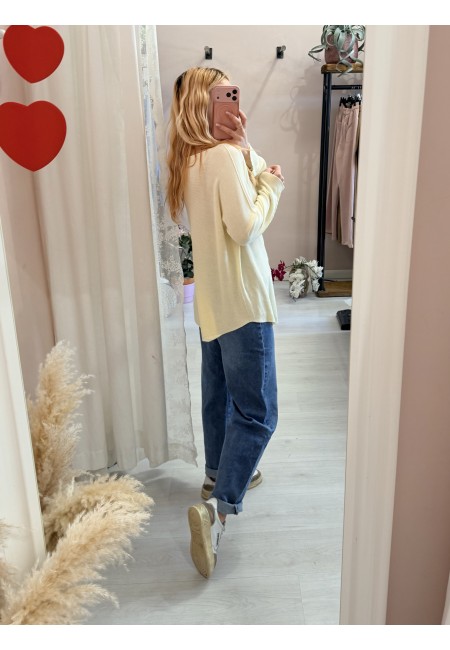 Maxi maglia DARIA gialla