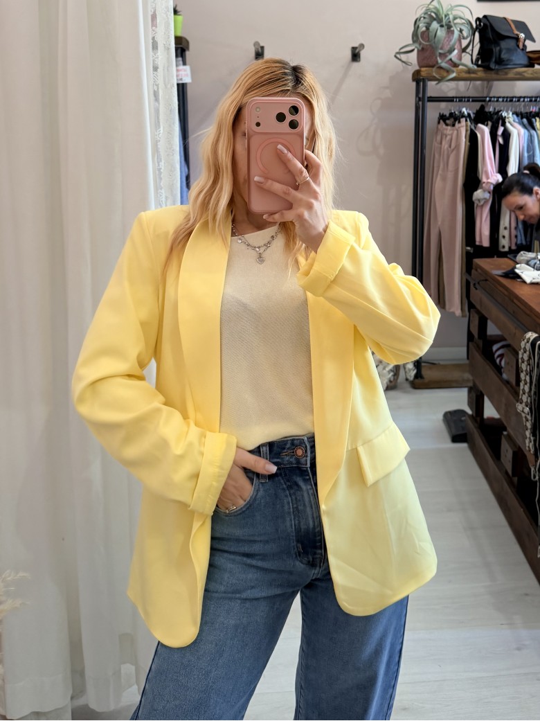 Maxi maglia DARIA gialla