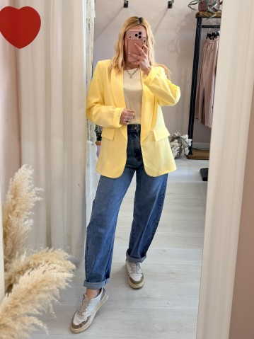 Giacca blazer ALLDAY gialla 2