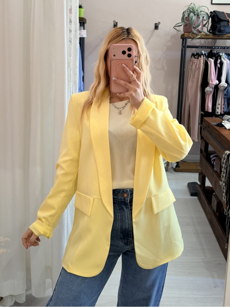 Giacca blazer ALLDAY gialla