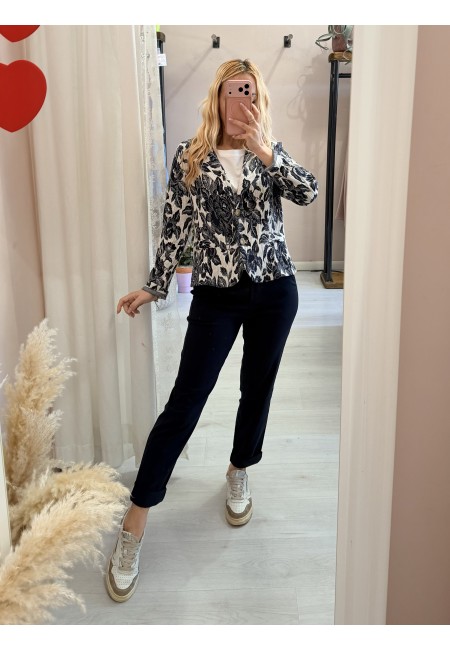 Pantaloni a sigaretta blu