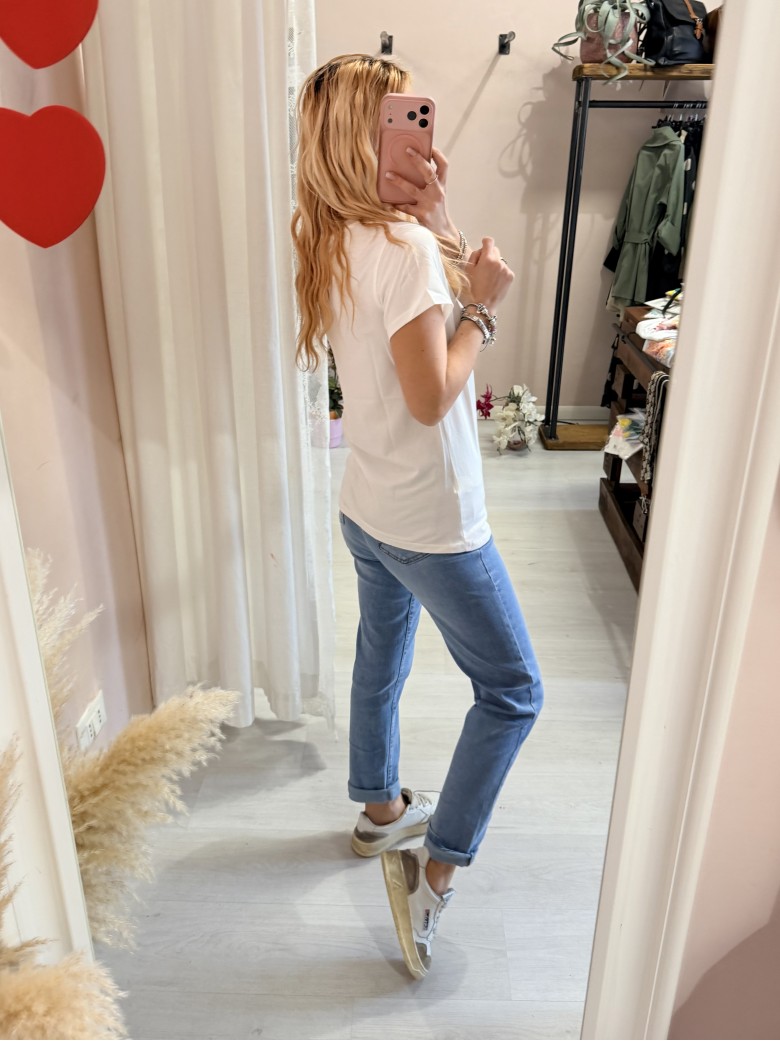 Maglia t shirt love cuori leopardati e zebrati...