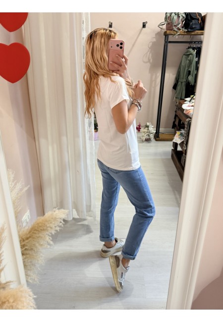 Maglia t shirt love cuori leopardati e zebrati tortota