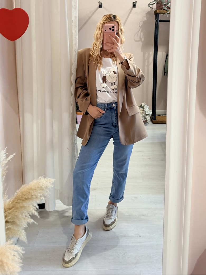 Maglia t shirt BARBONCINO my dog and i talk...