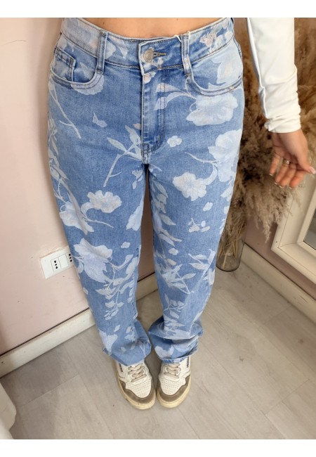 Jeans balloon floreali