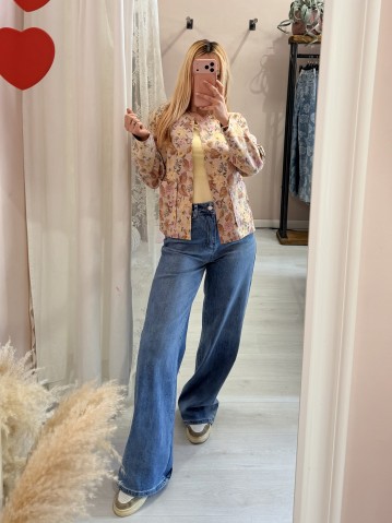 Giacchina floreale gialla 2