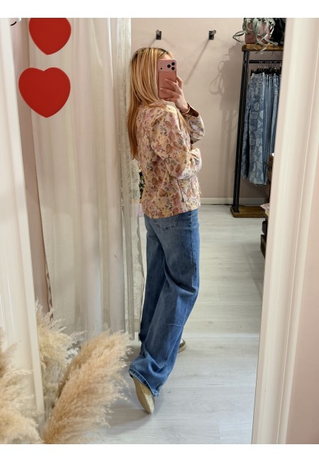 Giacchina floreale gialla