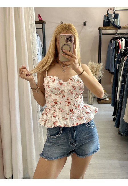 Pantaloncini shorts di jeans strappetti