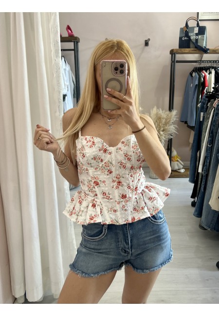 Pantaloncini shorts di jeans strappetti