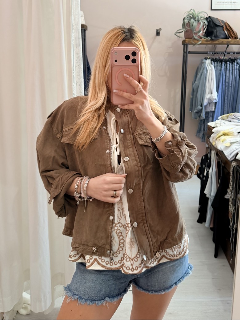 Giubbino naif marrone