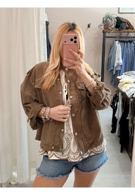 Giubbino naif marrone