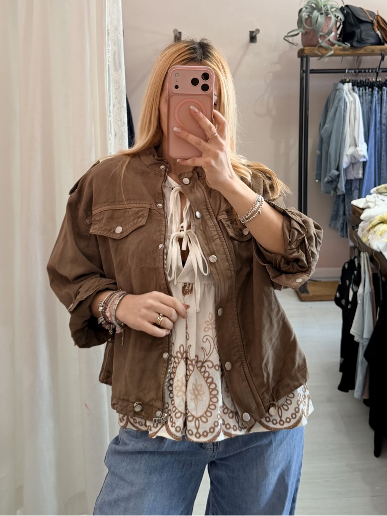 Giubbino naif marrone