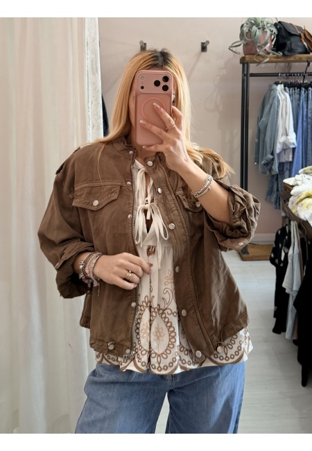 Giubbino naif marrone