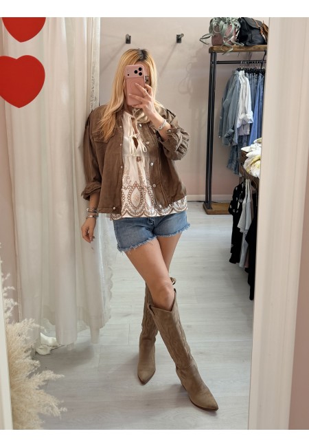 Giubbino naif marrone