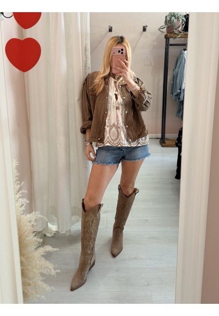 Giubbino naif marrone