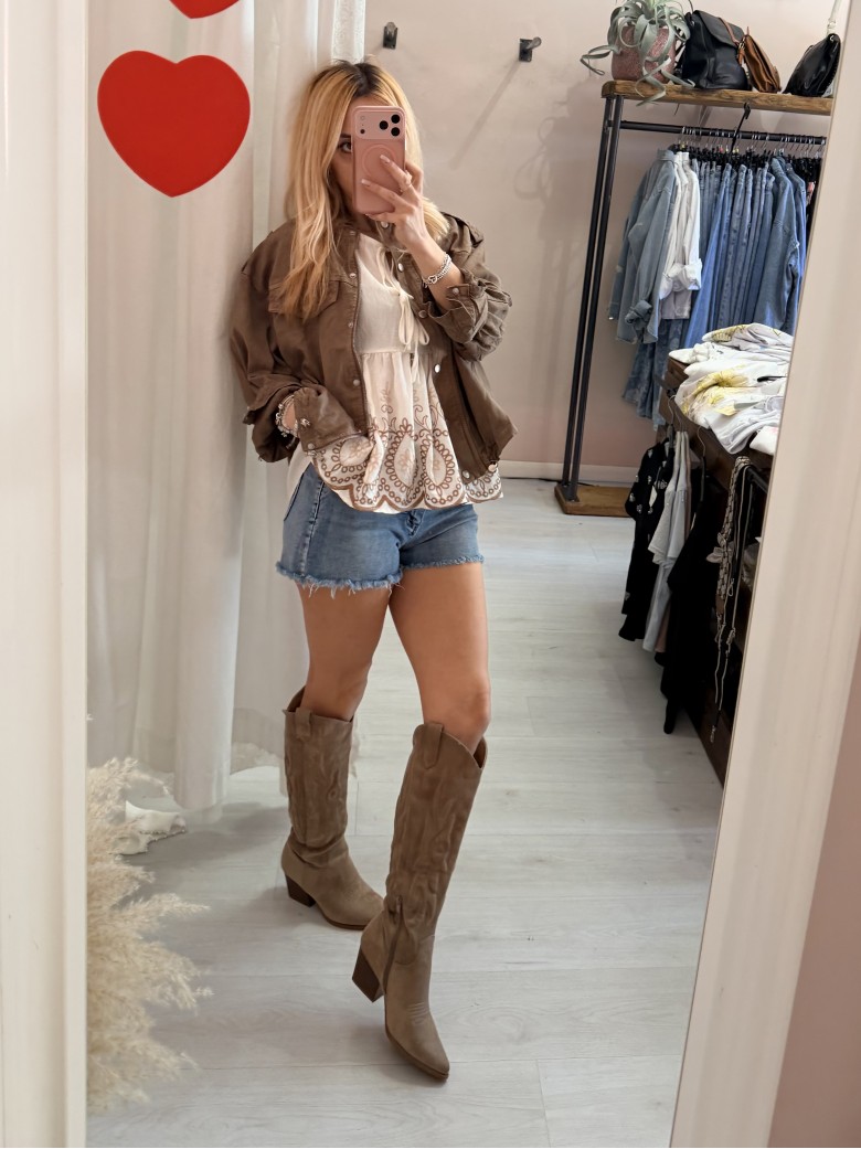 Giubbino naif marrone