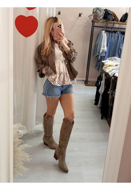 Giubbino naif marrone