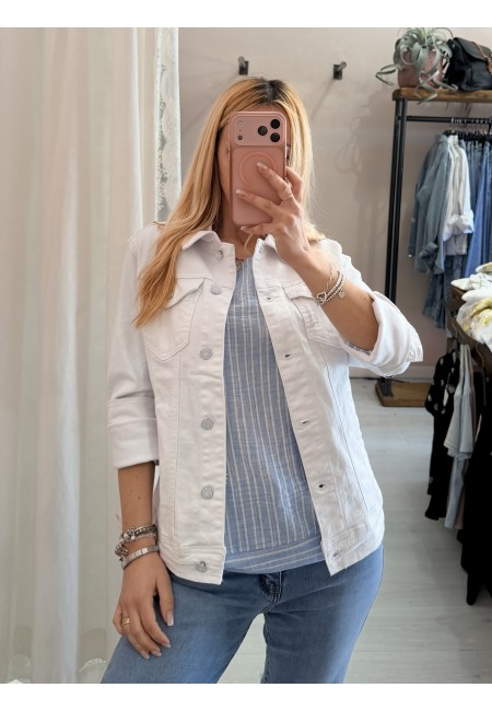 Giubbotto di jeans BIANCO