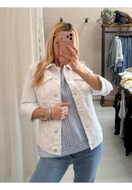 Giubbotto di jeans BIANCO