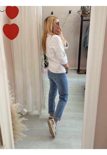 Giubbotto di jeans BIANCO