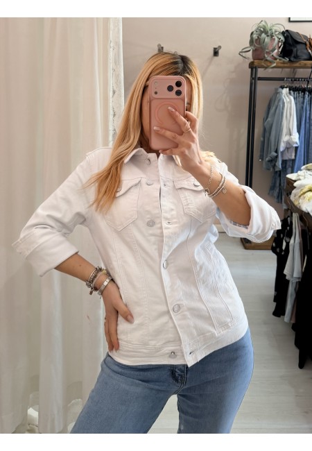 Giubbotto di jeans BIANCO