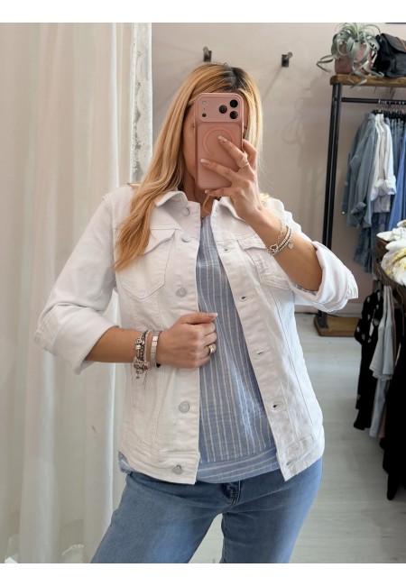 Giubbotto di jeans BIANCO