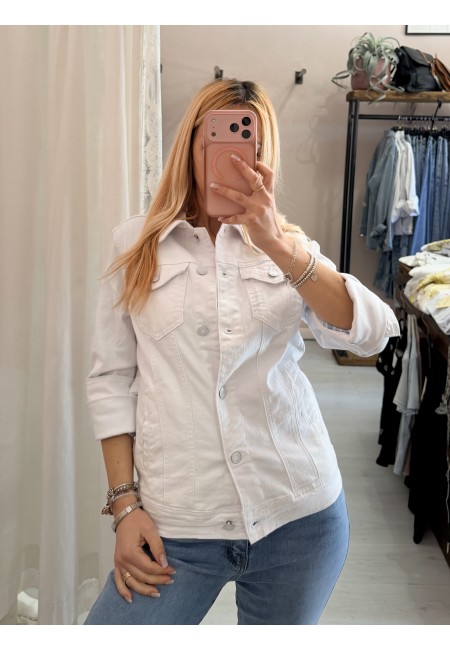 Giubbotto di jeans BIANCO