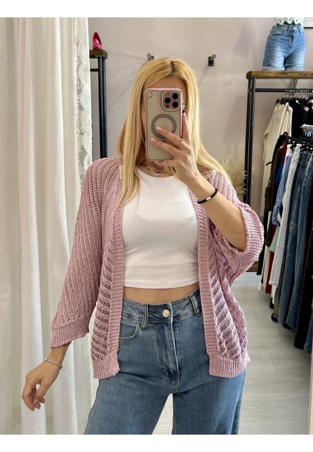 Giacchina cardigan LAURINA rosa