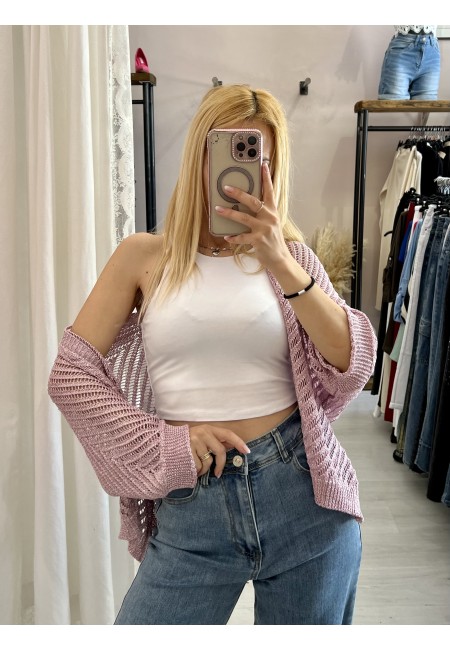 Giacchina cardigan LAURINA rosa